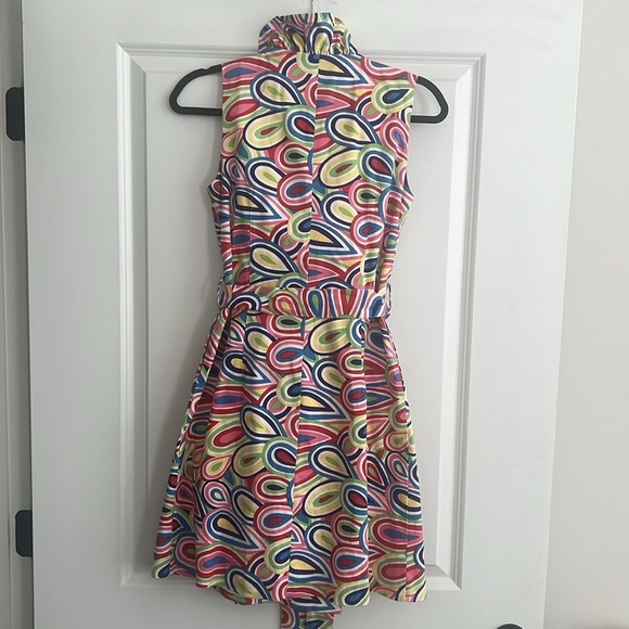 Melly M Riverside Ruffle Printed Wrap Dress Size - 6 - Picture 3 of 16